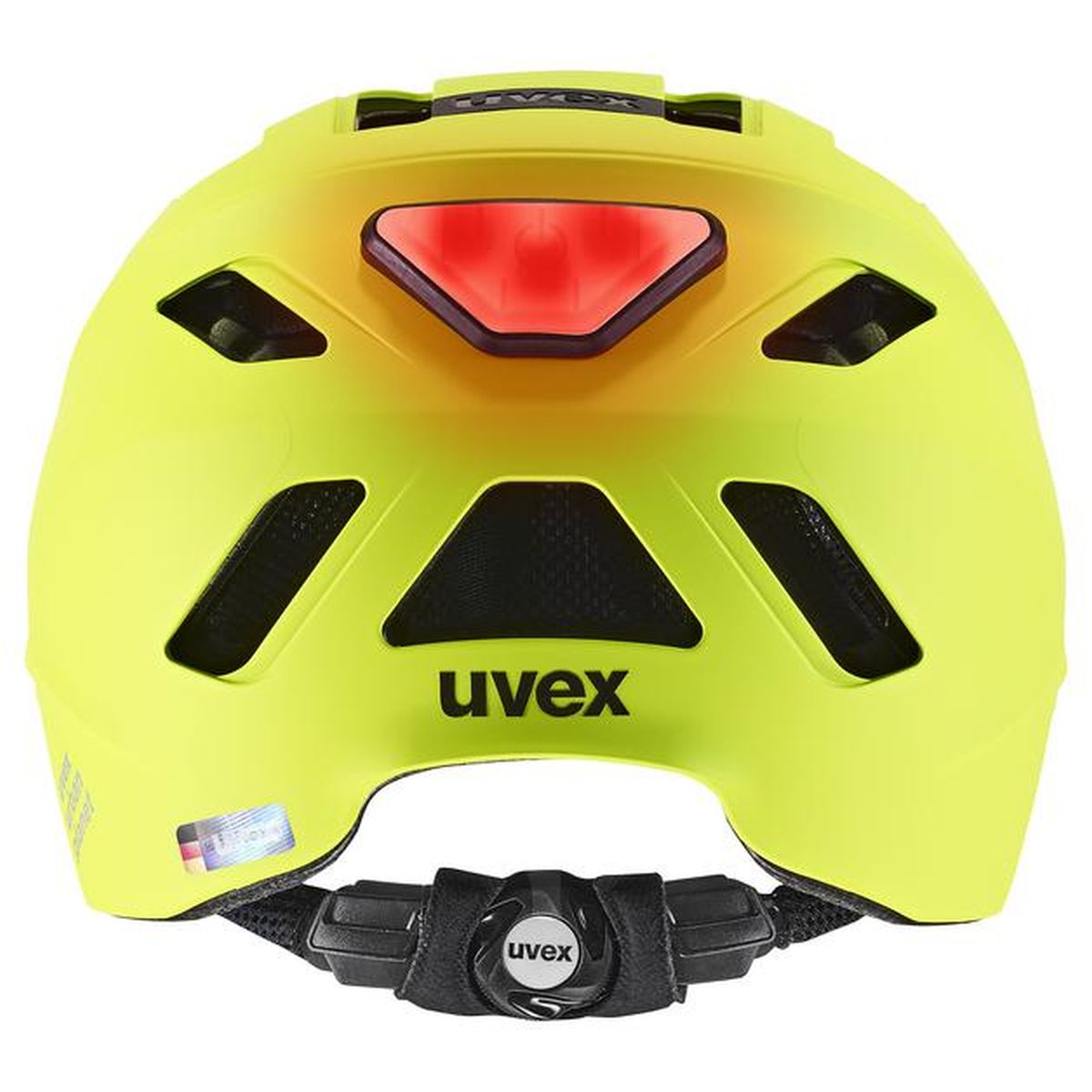 Uvex Urban Planet LED City Fahrrad Helm matt gelb 2026