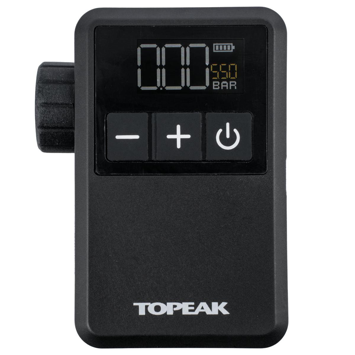 Topeak E-Booster Digital Mini Fahrradpumpe schwarz