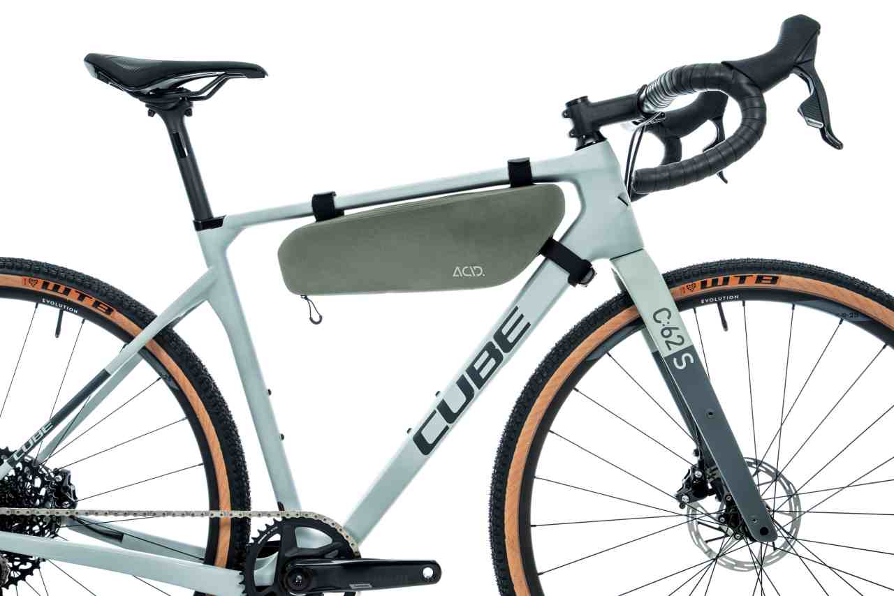 Acid Pack Pro 2 Bikepacker Fahrrad Rahmentasche grün