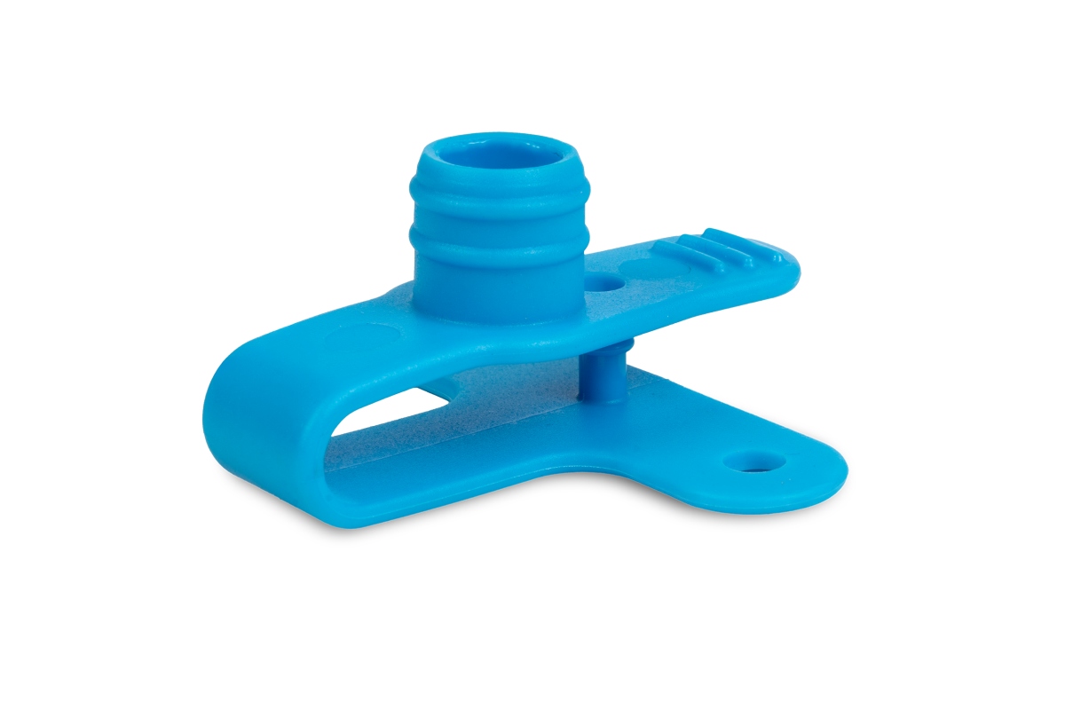 Cube Staubkappe für Kinder Fahrradanhänger Double CMPT blau