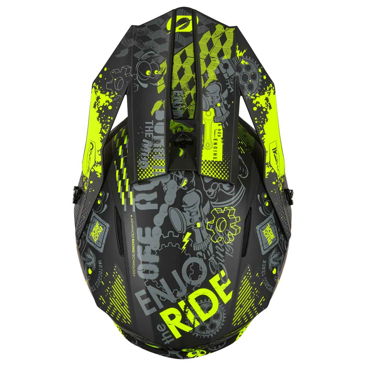 ONeal 1SRS Vibrant Motocross Enduro MTB Helm schwarz/gelb 2027