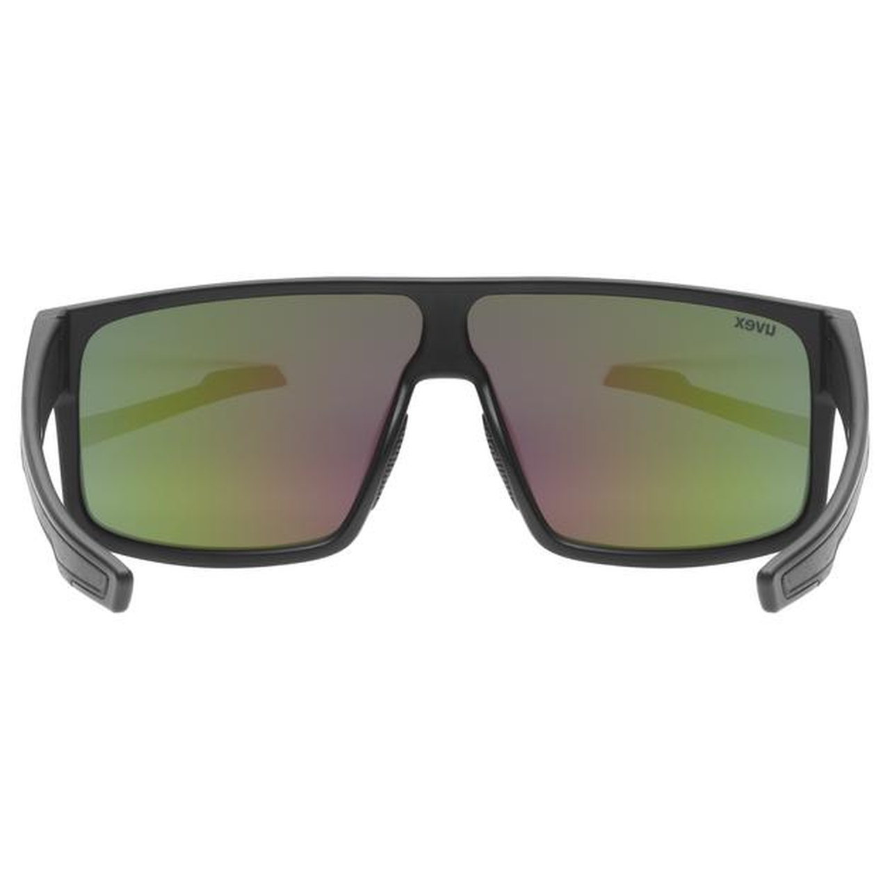 Uvex LGL 51 Sport / Freizeit Brille matt schwarz/mirror grün