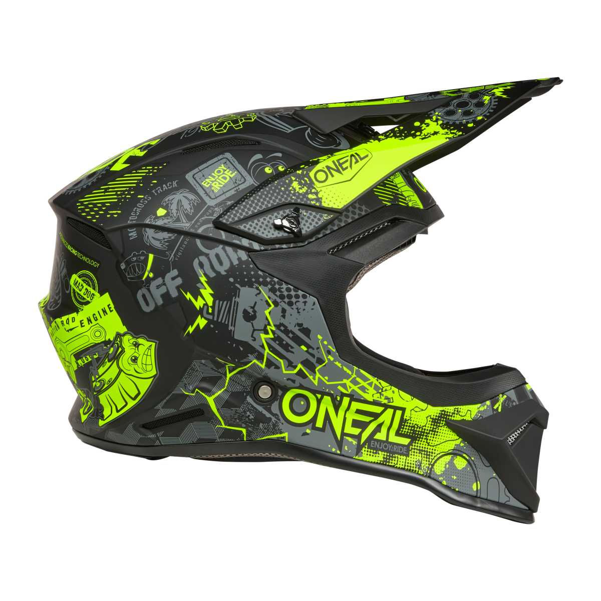 ONeal 1SRS Vibrant Motocross Enduro MTB Helm schwarz/gelb 2027