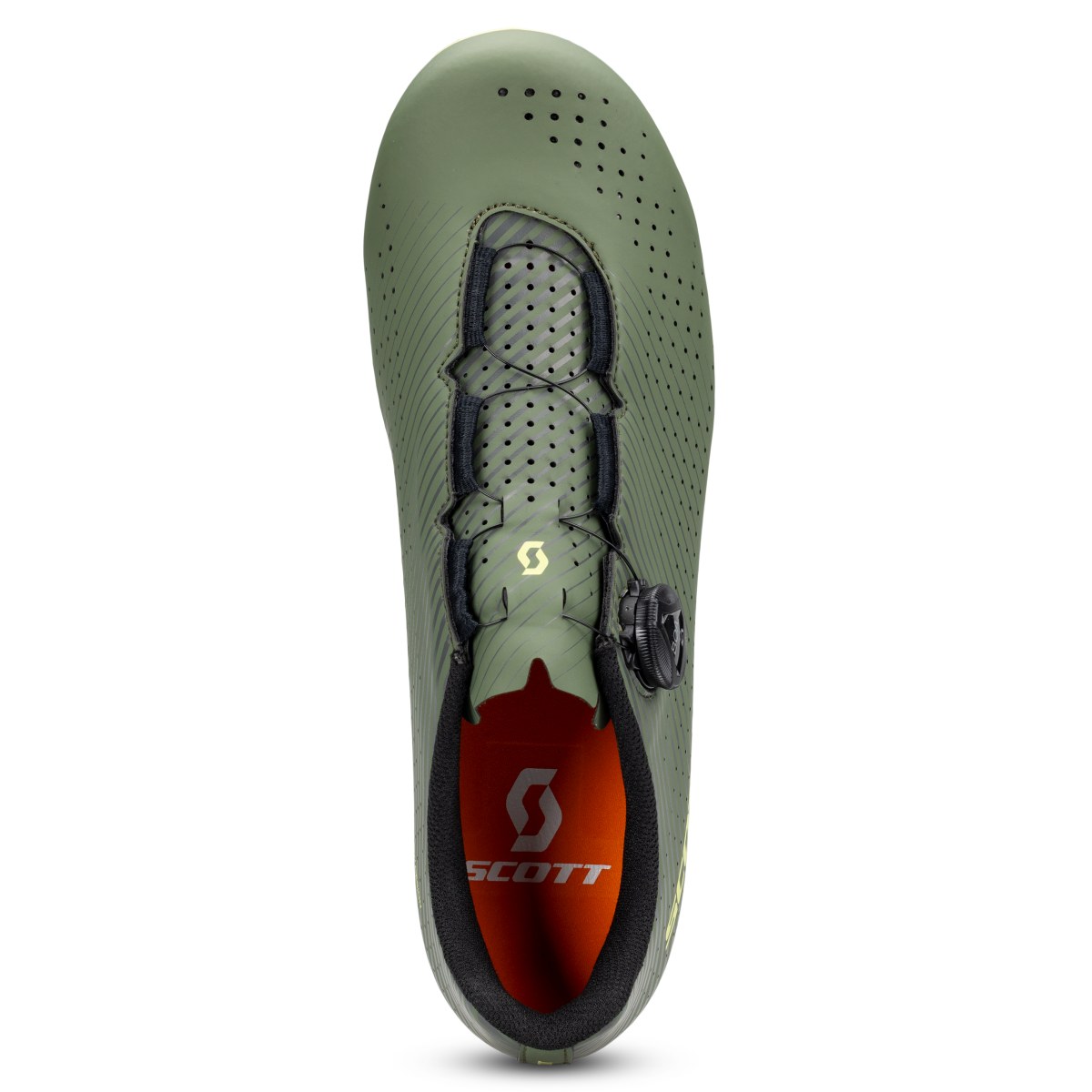 Scott Comp Rennrad Fahrradschuhe olive grün/gelb 2027