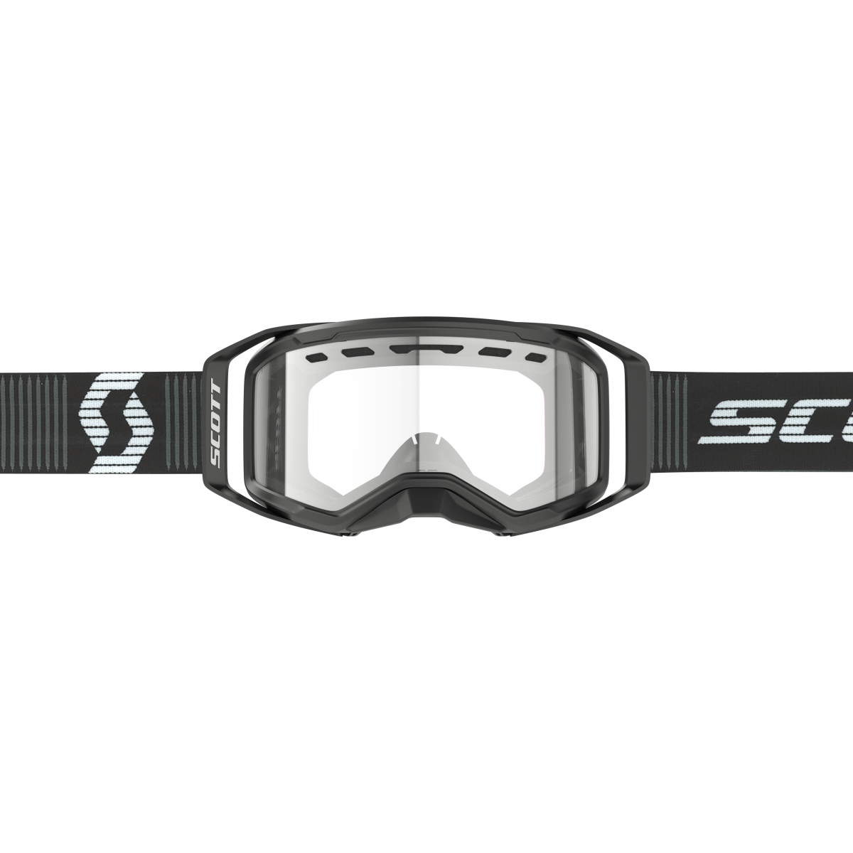 Scott Prospect 2.0 Enduro MX Goggle Cross/MTB Brille schwarz/weiß/klar