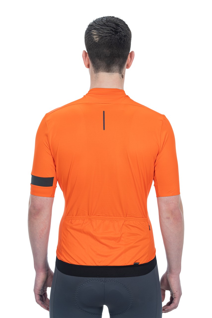 Cube Blackline Flash Fahrrad Trikot kurz orange 2023