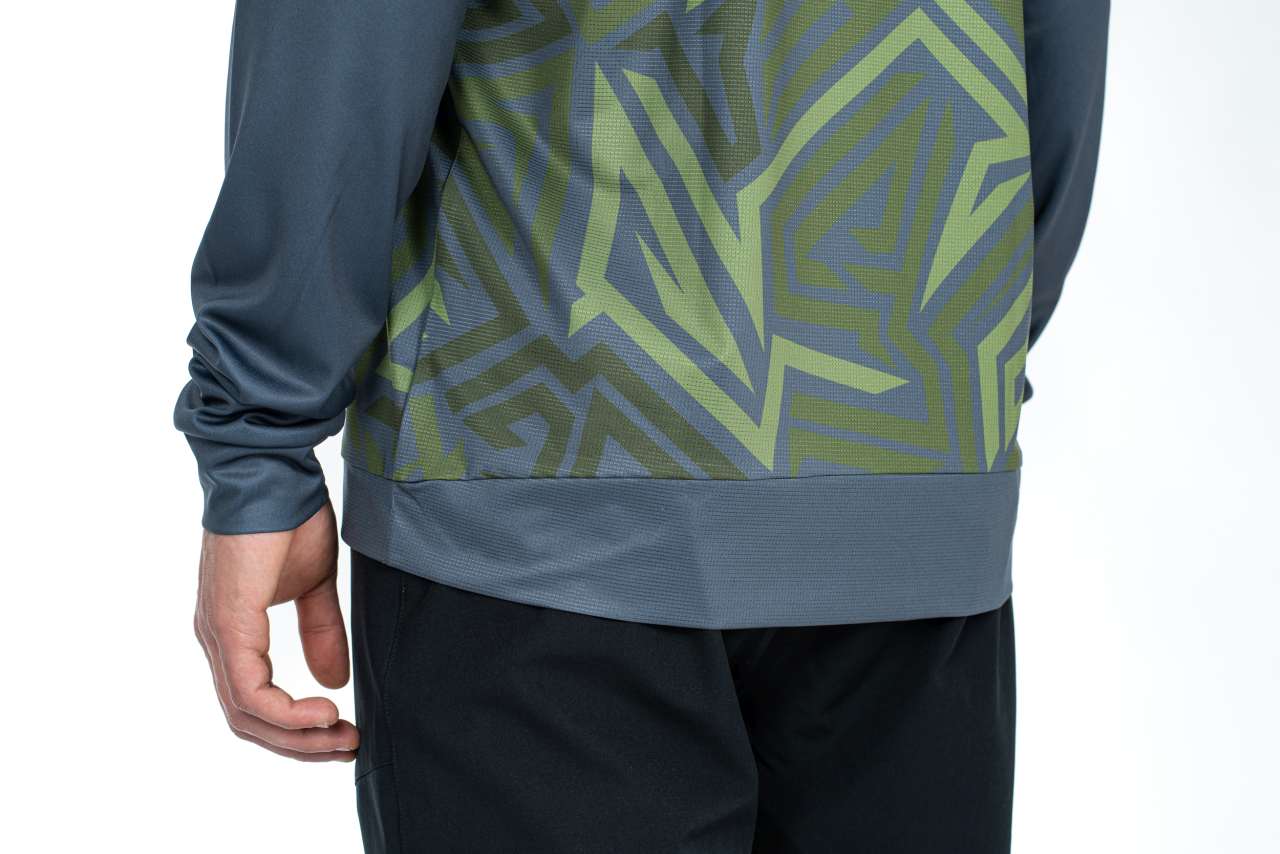 Cube ATX TM Fahrrad Trikot lang olive grün/grau 2027
