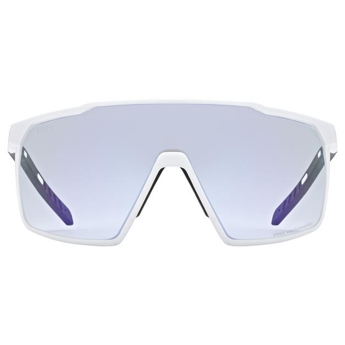 Uvex Mtn Perform Small V Outdoor / Sport Brille matt weißz/litemirror blau