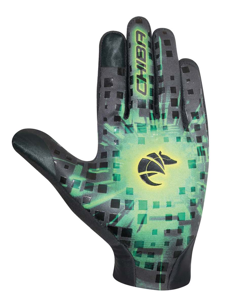 Chiba Downhill Youth Kinder Fahrrad Handschuhe lang schwarz/grün 2027