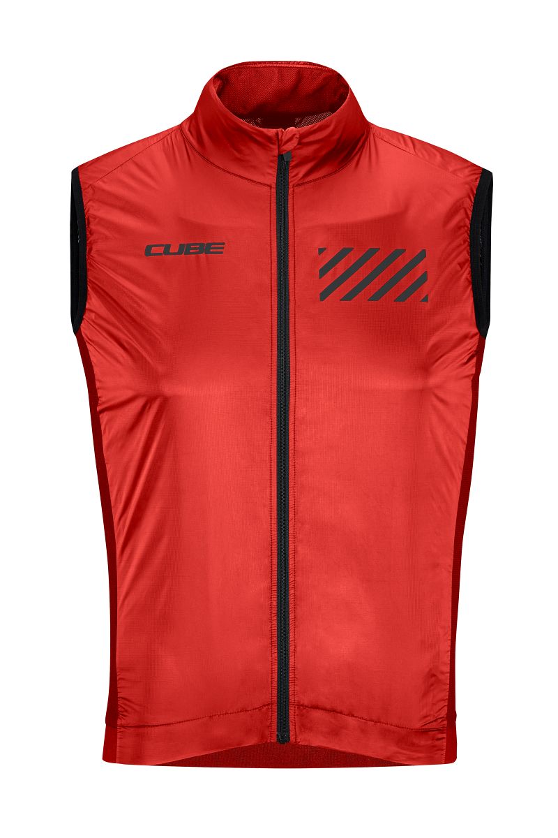 Cube Teamline Fahrrad Windweste rot 2027