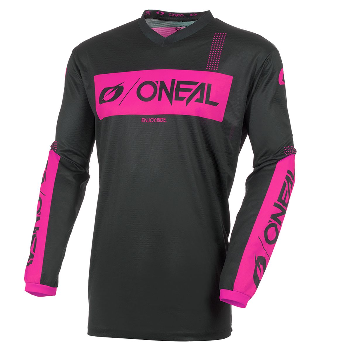 O'Neal Element Racewear Damen Motocross Jersey langarm schwarz/pink 2027