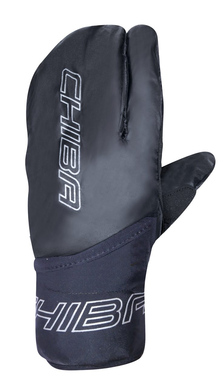 Chiba Transalp Fahrrad Handschuhe lang mit Überzug schwarz 2027