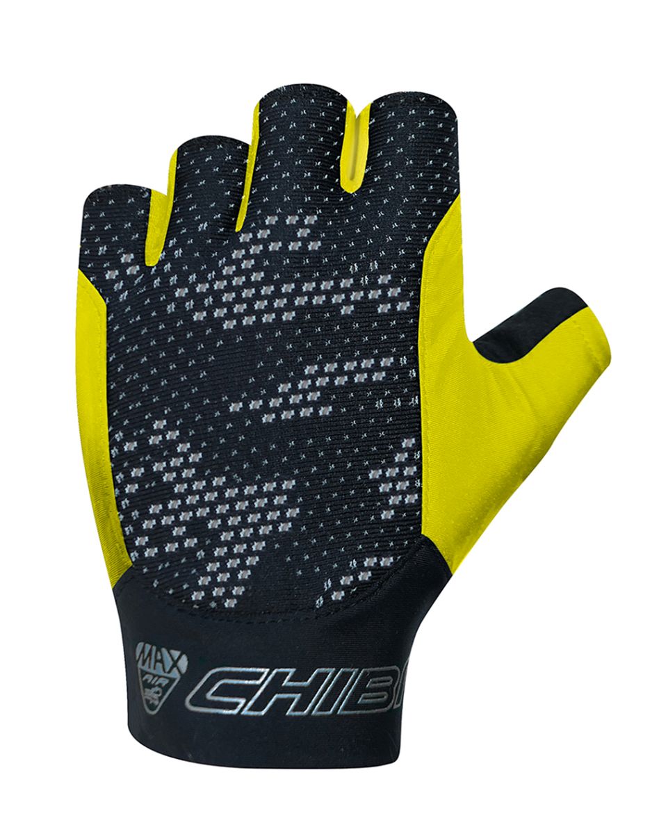 Chiba Pure Race Fahrrad Handschuhe kurz schwarzgelb 2027