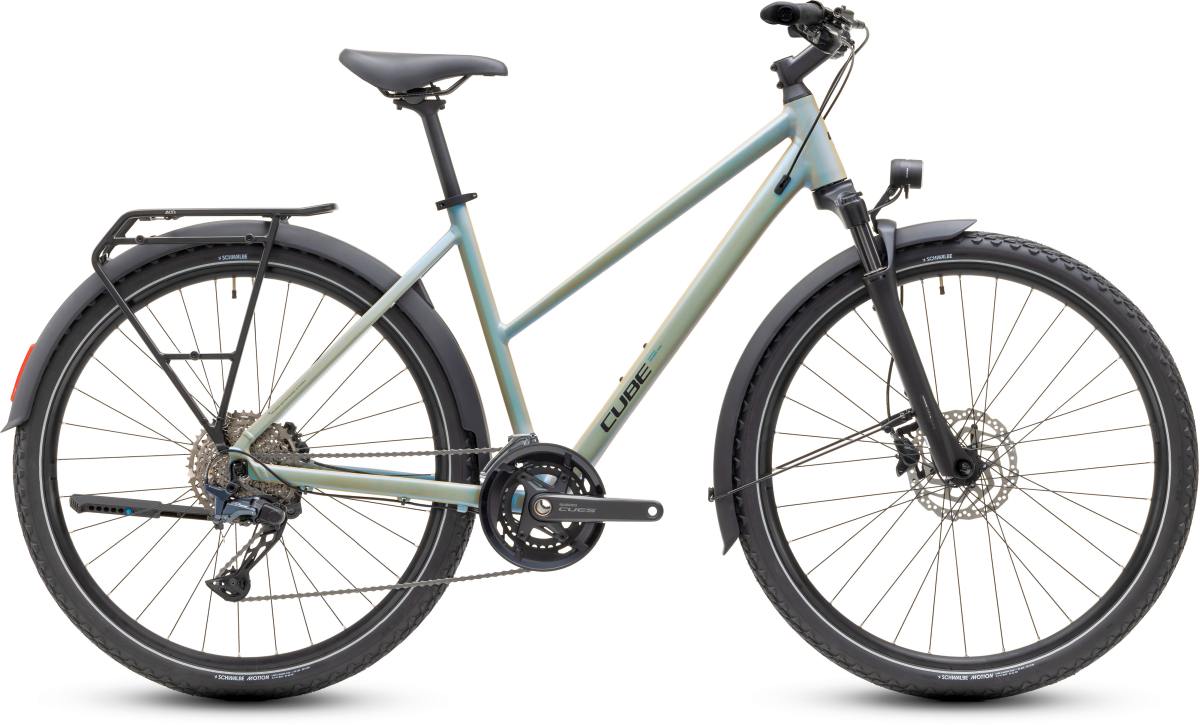 Cube Nature EXC FE Trapeze Trekking Fahrrad glintsand/black 2027