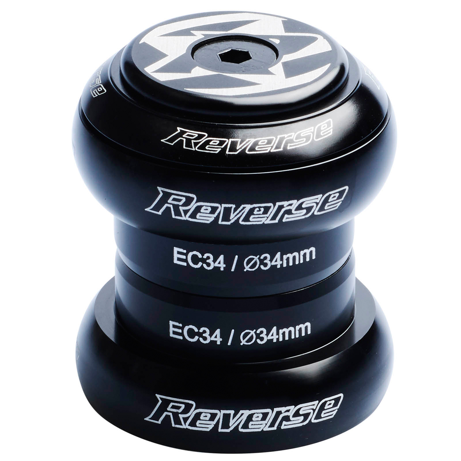 Reverse Base Steuersatz Ahead 1 1/8 EC34/28.6 | EC34/30 schwarz