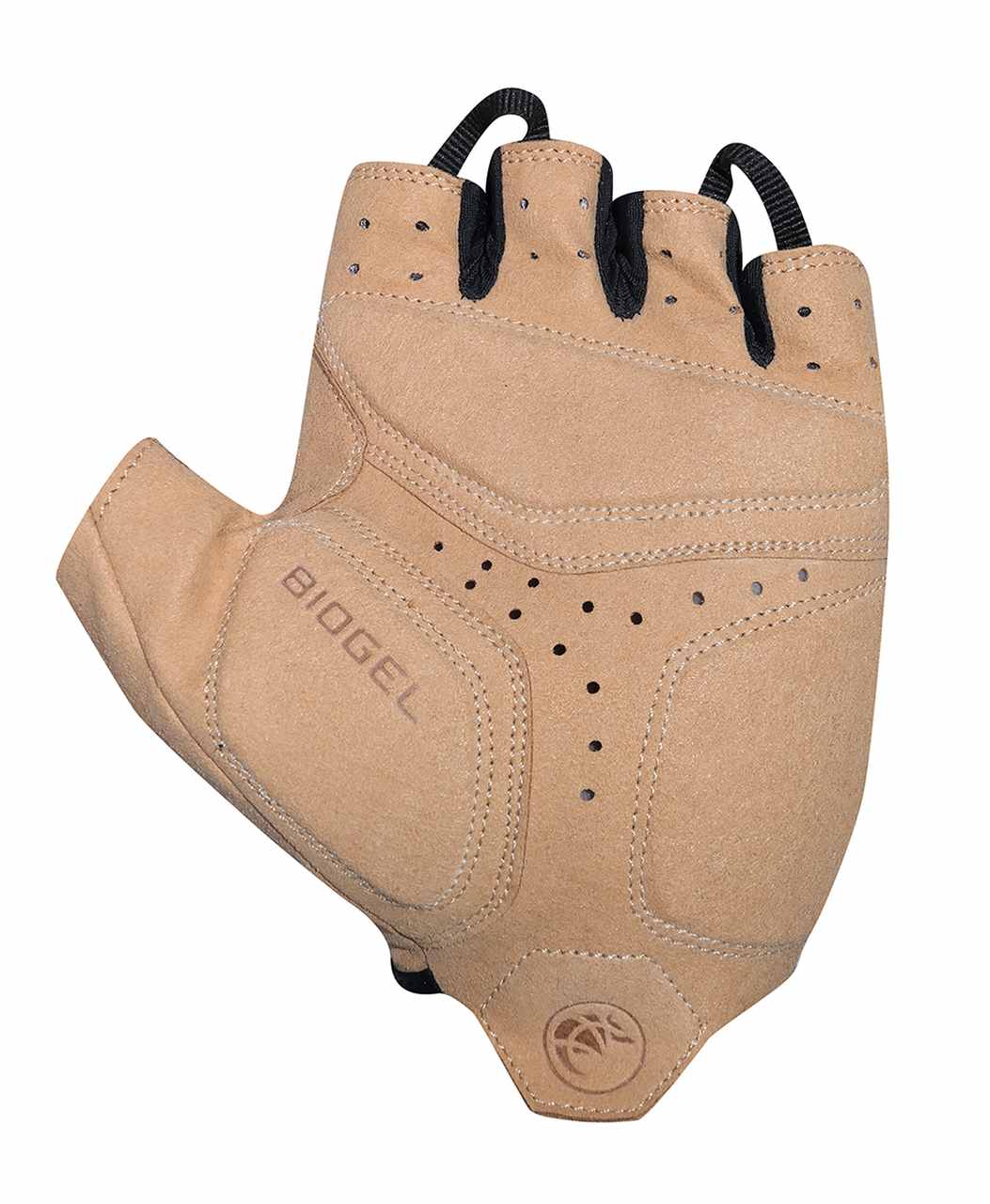 Chiba Nature Eco Fahrrad Handschuhe kurz schwarz 2027