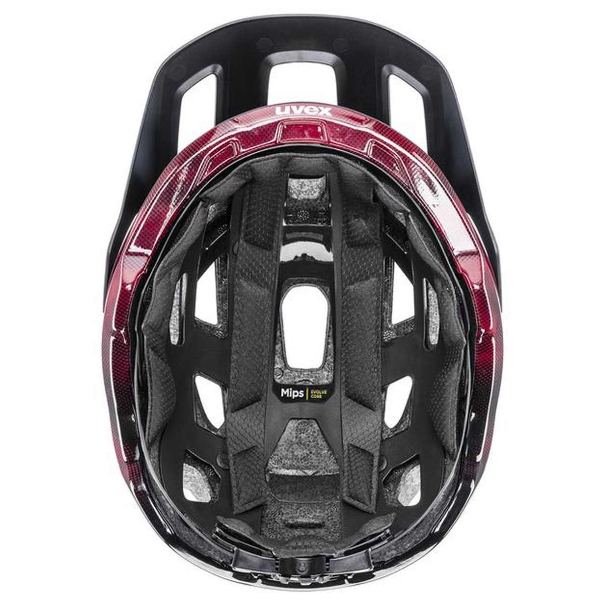 Uvex React MIPS MTB Fahrrad Helm matt schwarz/rot 2027