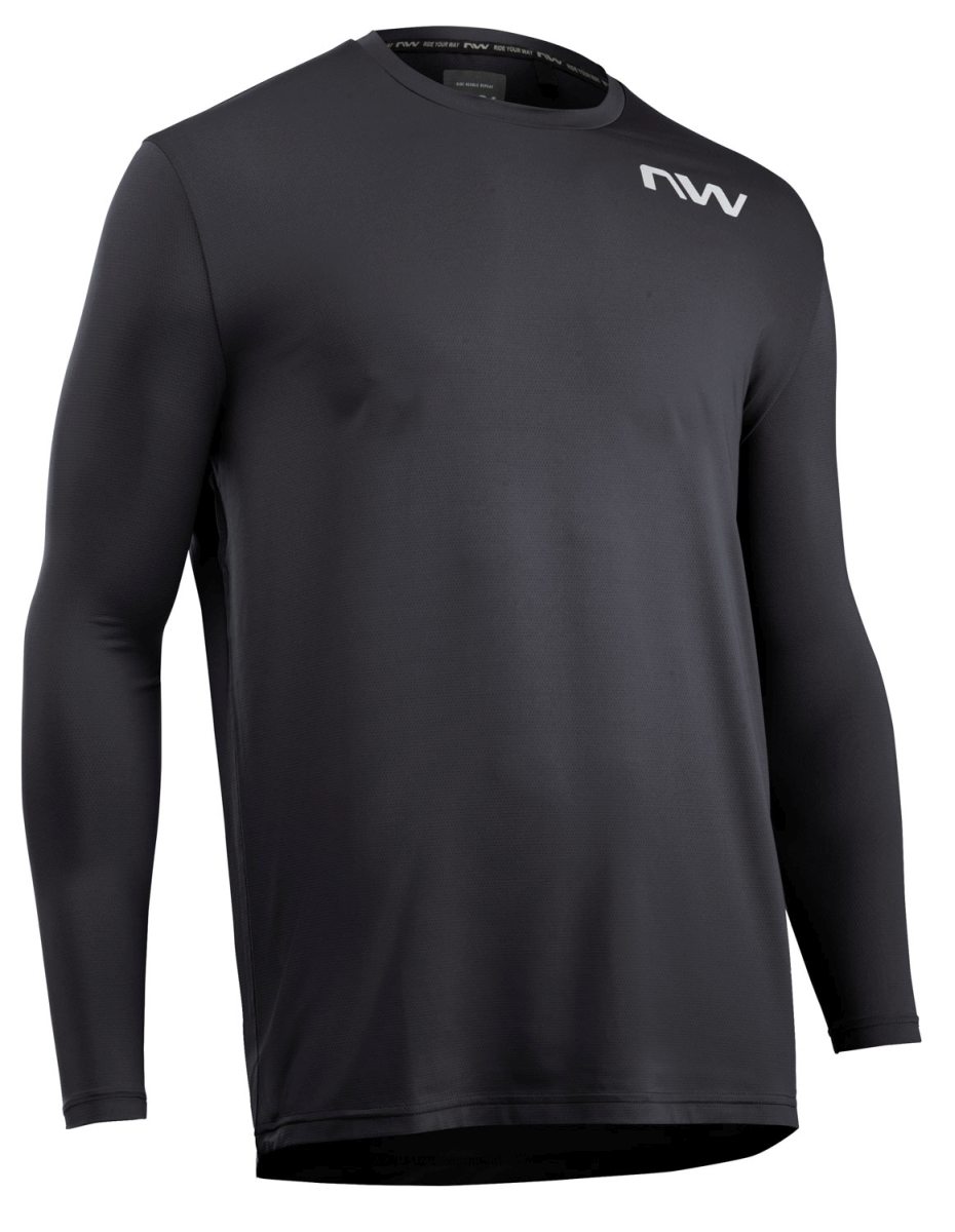 Northwave Xtrail Fahrrad Trikot lang schwarz 2025