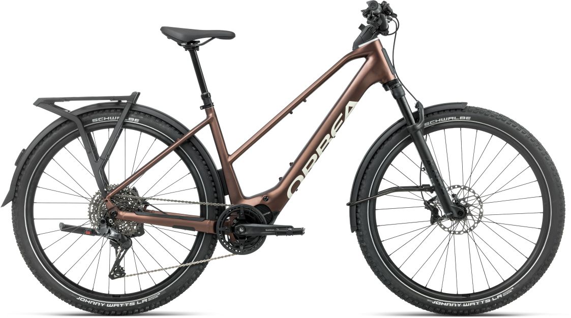 Orbea Kemen ADV 10 MID E-Bike Trekking Pedelec metallic rust/ivory white 2027