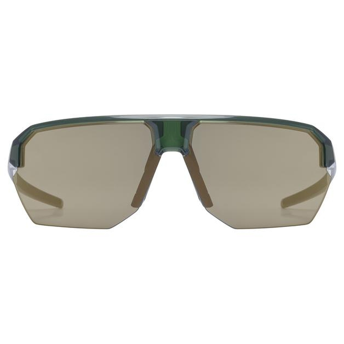 uvex Vectiv Set Fahrrad / Sport Brille matt olive grün/mirror goldfarben 2027