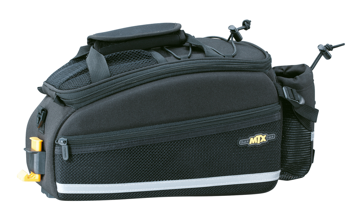 Topeak Trunk Bag EX Strap Fahrrad Gepäckträgertasche schwarz wasserdicht