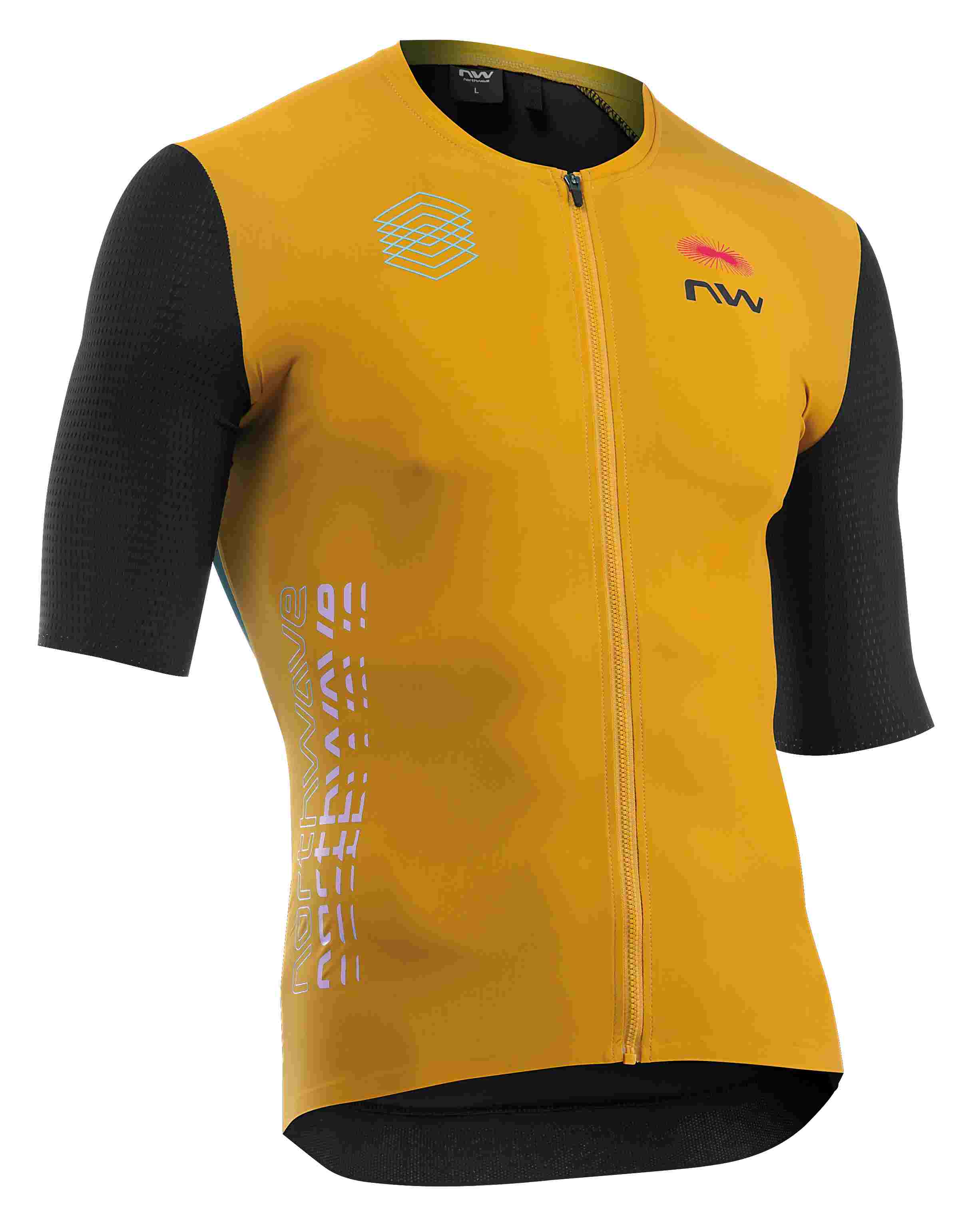 Northwave Extreme Evo Fahrrad Trikot kurz gelb/schwarz 2024