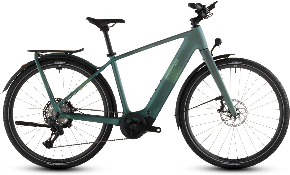 Cube Kathmandu Hybrid C:62 SLT 400X 28'' Carbon E-Bike Trekking Pedelec seafoam/chrome 2026