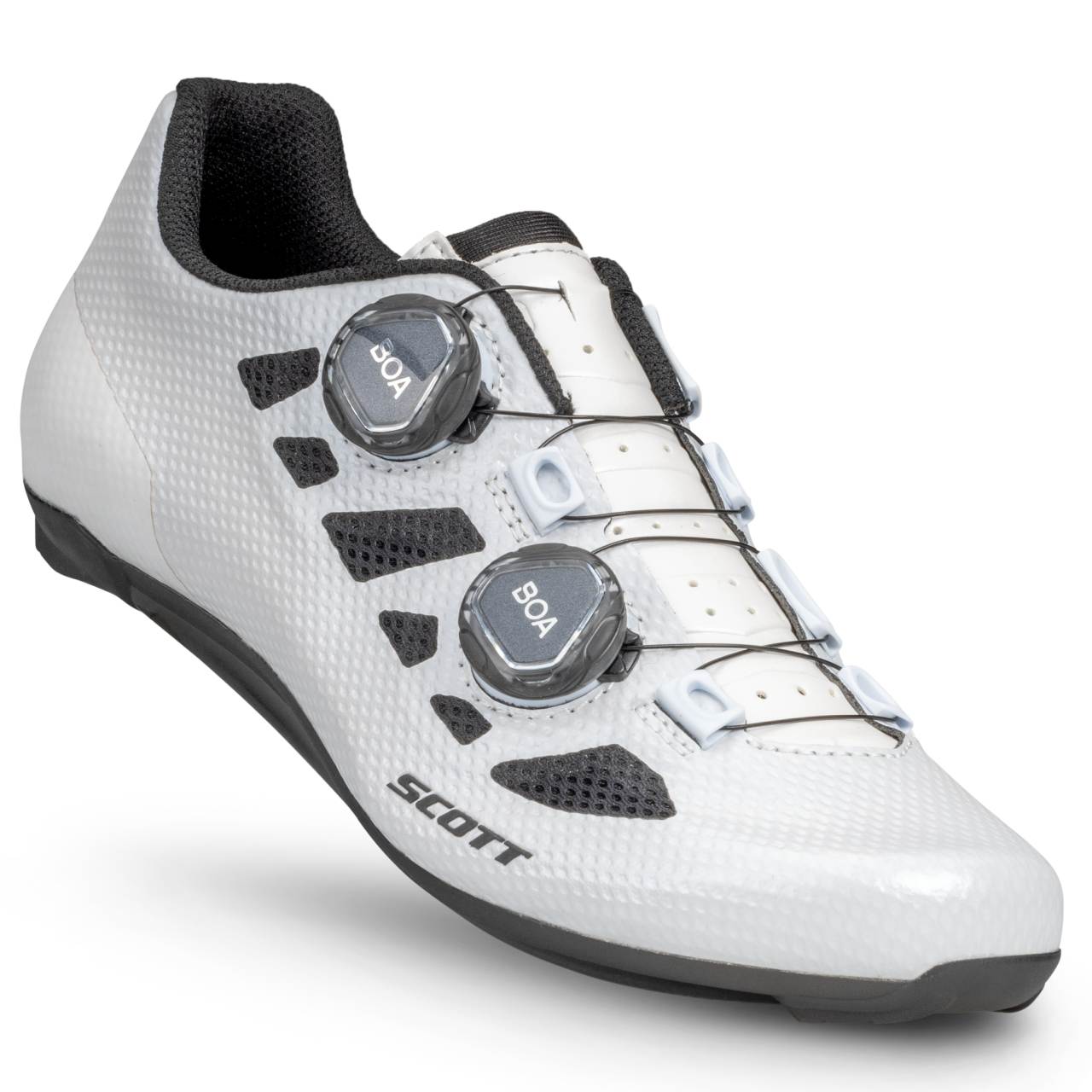 Scott Road Vertec Damen Rennrad Fahrrad Schuhe weiß/schwarz 2025