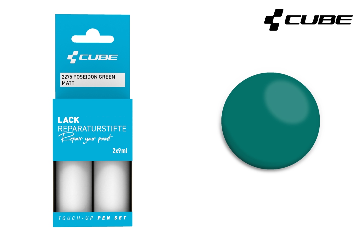 Cube Touch-Up Pen Lackreparaturstift Set 30ml / 49.83 / Liter poseidon green matt 2275