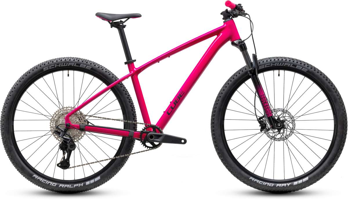 Cube Reaction Pro 27.5'' / 29'' MTB Fahrrad fuchsia/black 2027