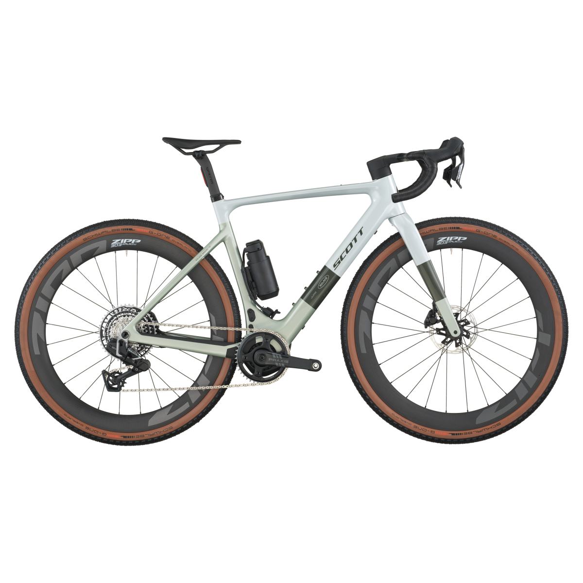 Scott Solace Gravel 10 Carbon E-Bike Pedelec beluga grau/grün 2027