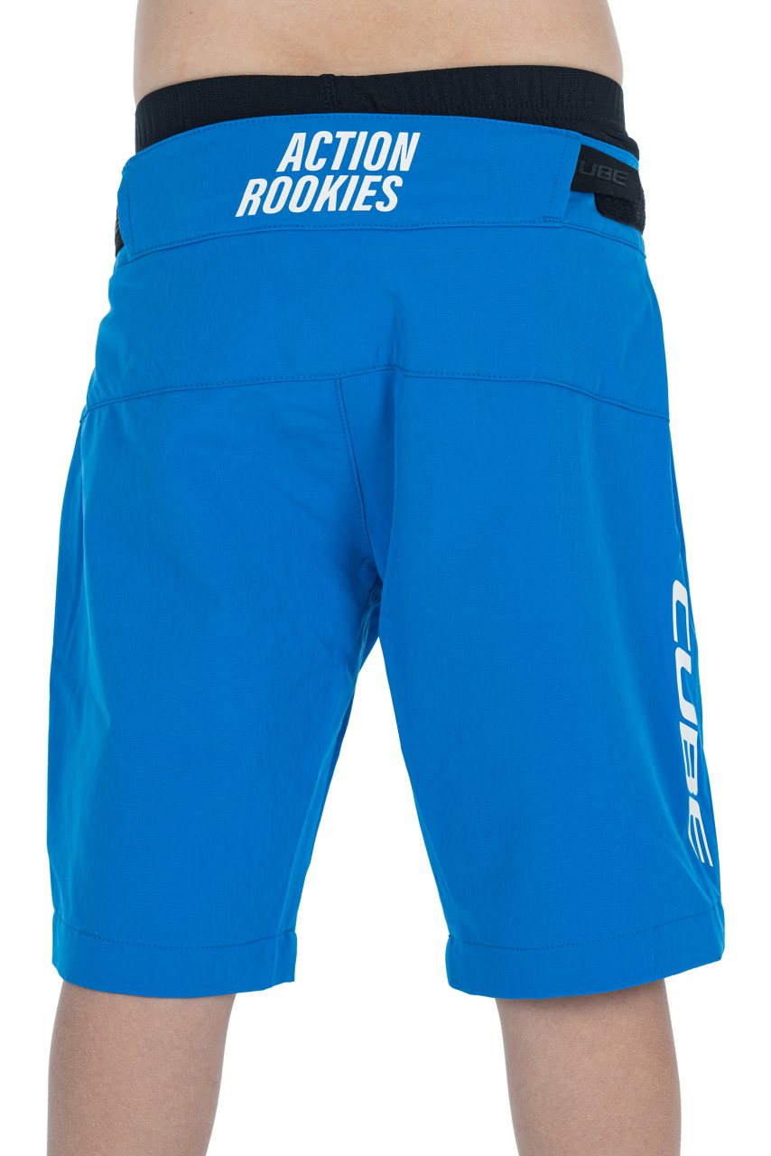 Cube Vertex Rookie X Actionteam Kinder Fahrrad Short Hose kurz (inkl. Innenhose) blau 2027