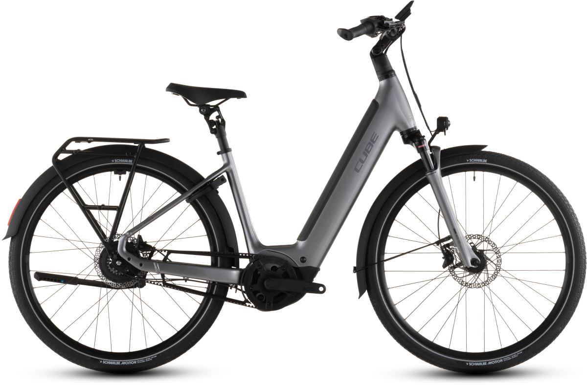 Cube Supreme Hybrid Deluxe Pro 600 26'' / 28'' Easy Entry E-Bike City Pedelec quicksilver/grey 2026