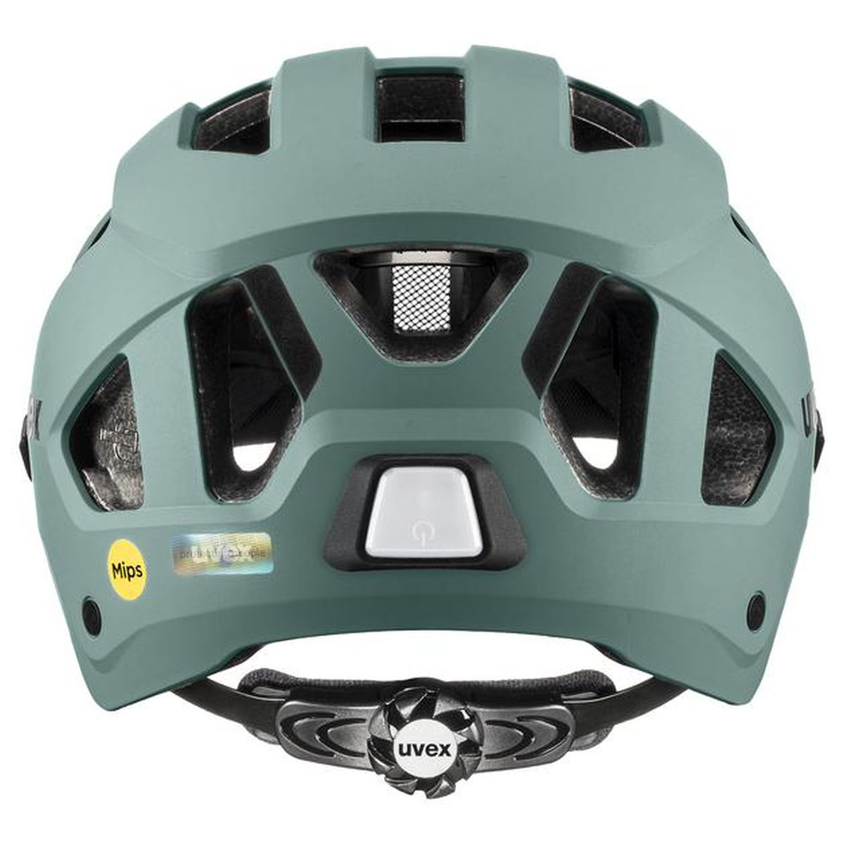 uvex Stride Visor MIPS Fahrrad Helm matt sage grün 2026
