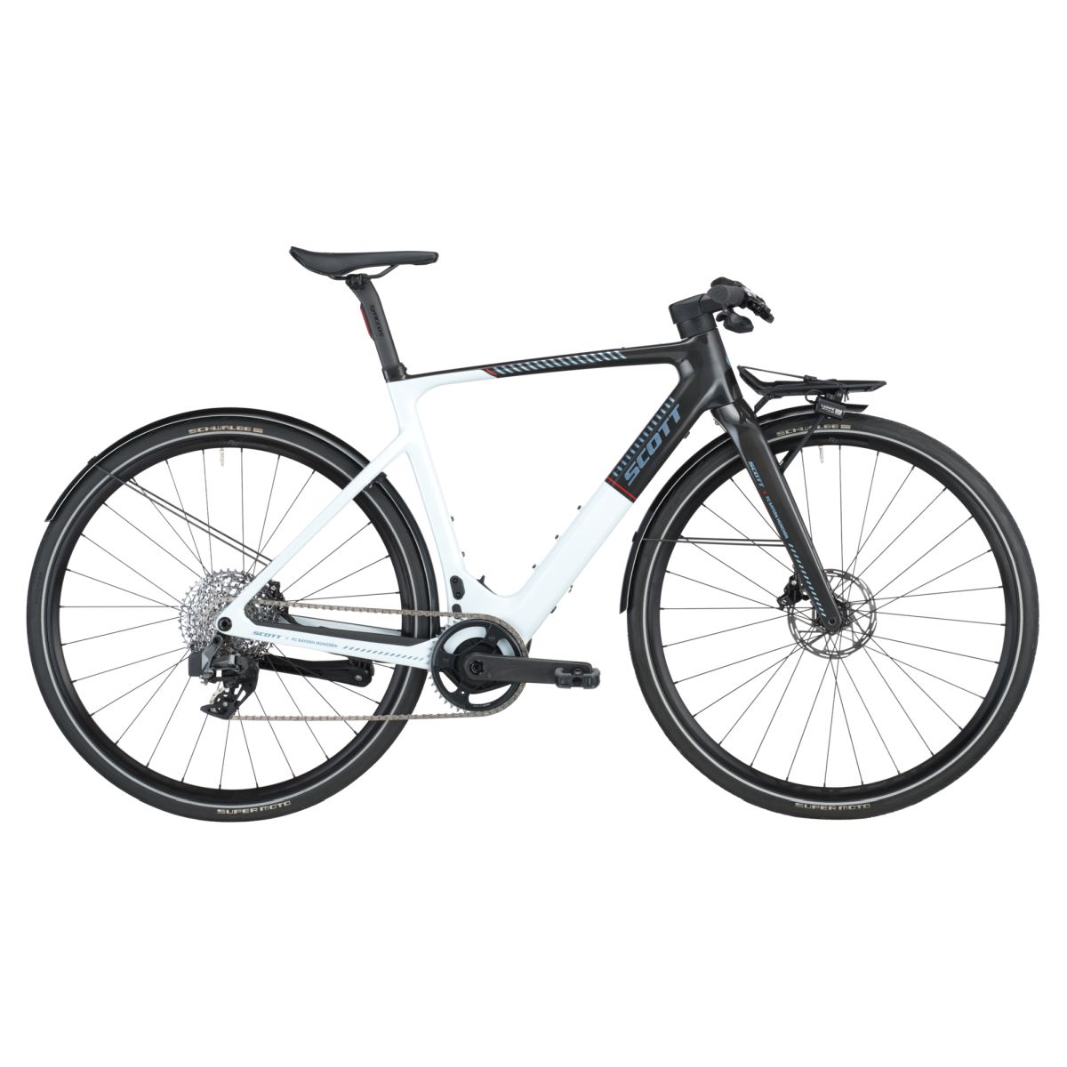 Scott Silence FC Bayern eRide E-Bike Trekking Pedelec weiß/schwarz 2025