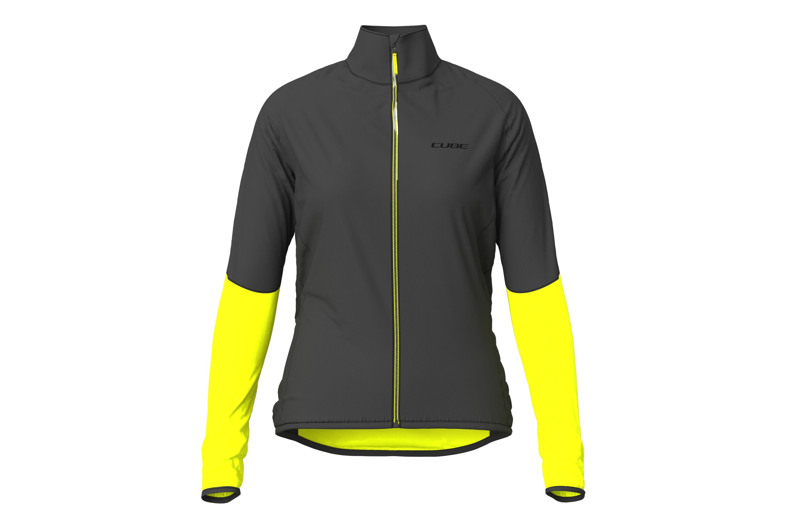 Cube Cmpt Damen Fahrrad Windjacke schwarz/gelb 2026