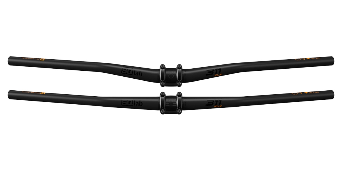 SQlab 311 FL-X 16 Carbon MTB Tech / Trail E-Bike Fahrrad Lenker 31.8mm / 740mm schwarz