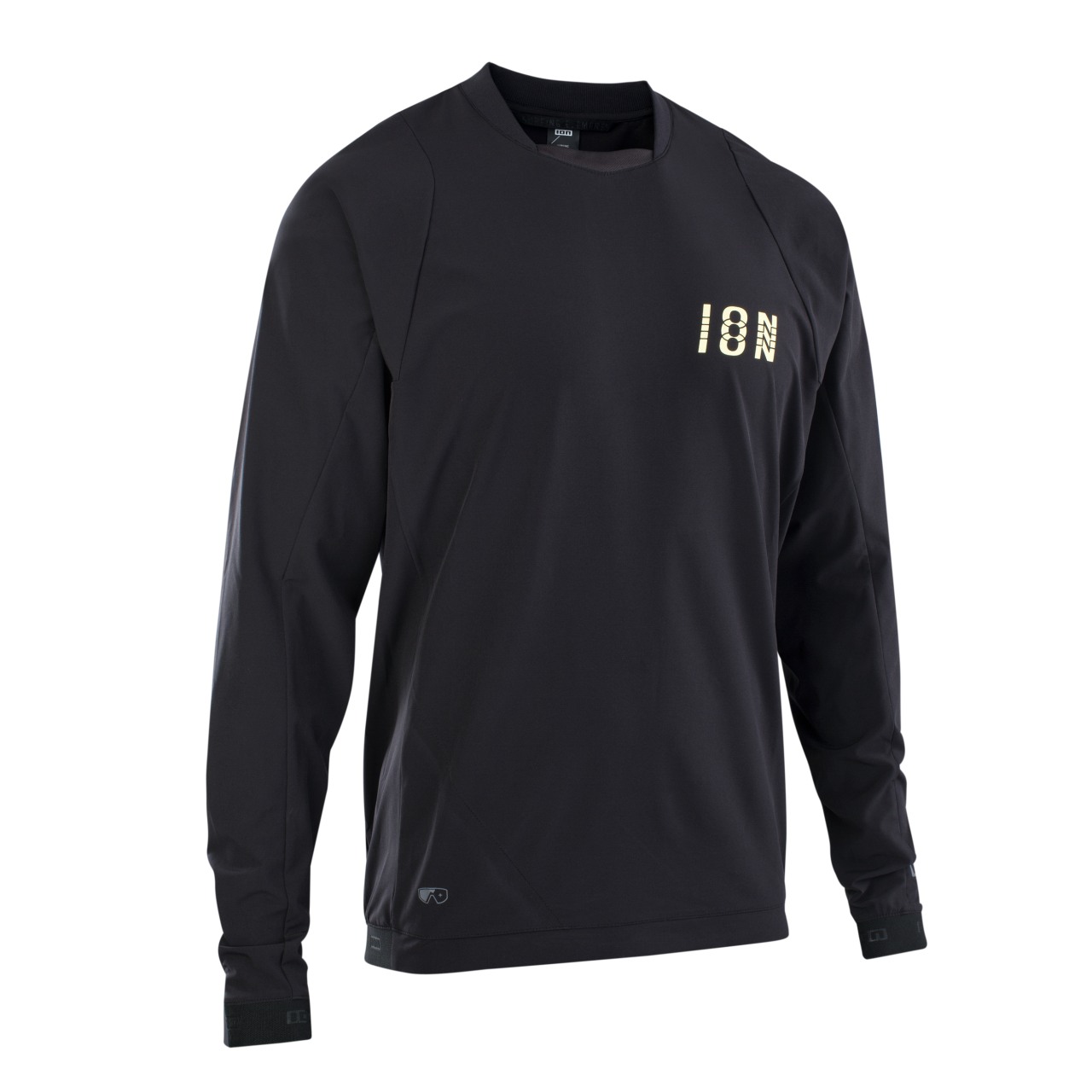 Ion Shelter BAT Softshell Fahrrad Trikot lang schwarz 2023