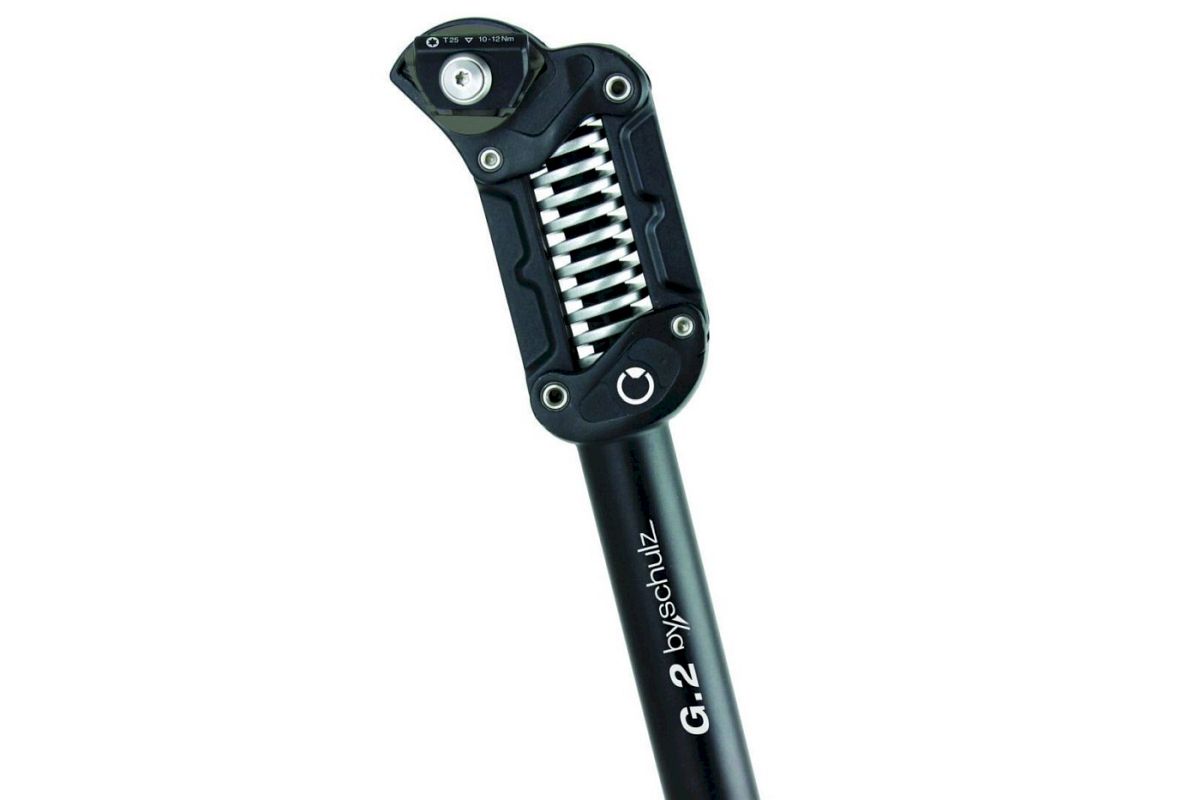 by.schulz G.2 ST gefederte Fahrrad Sattelstütze 31.6mm / 350mm schwarz