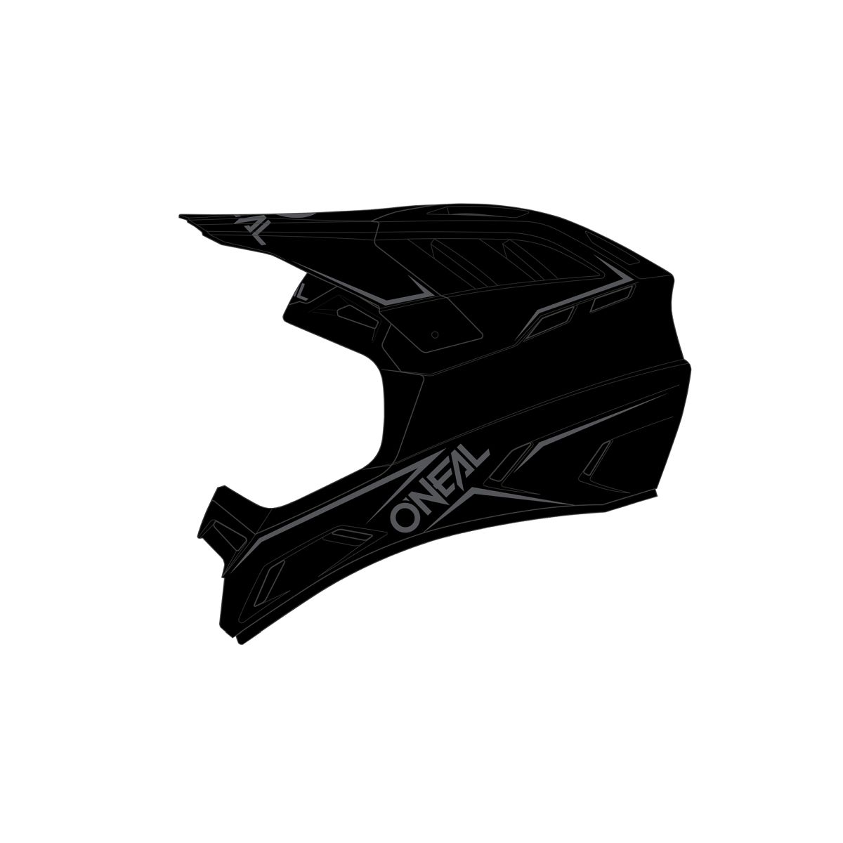 O'neal Backflip Solid DH Fahrrad Helm schwarz 2027 Oneal