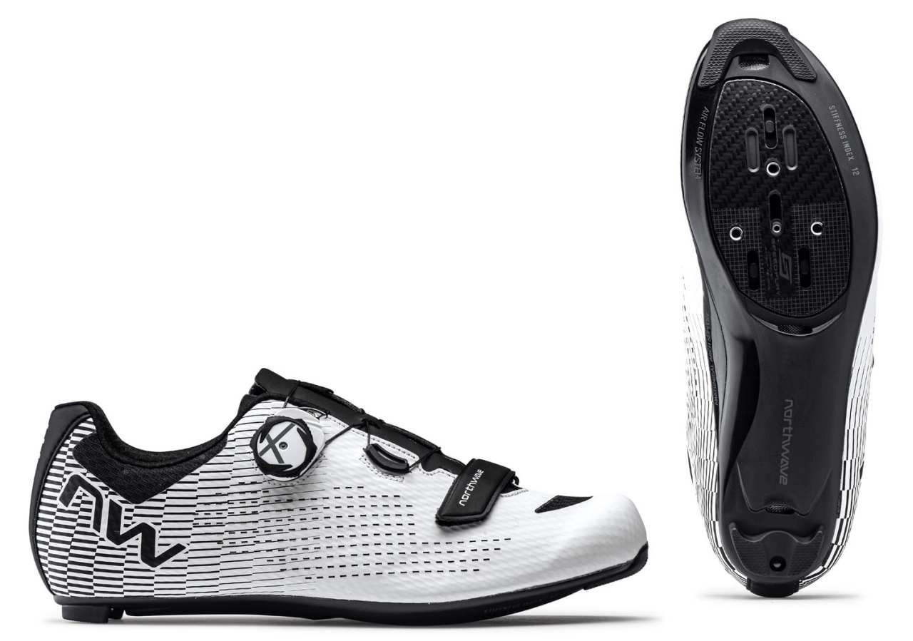 Northwave Storm Carbon 2 Rennrad Fahrrad Schuhe weiß/schwarz 2024
