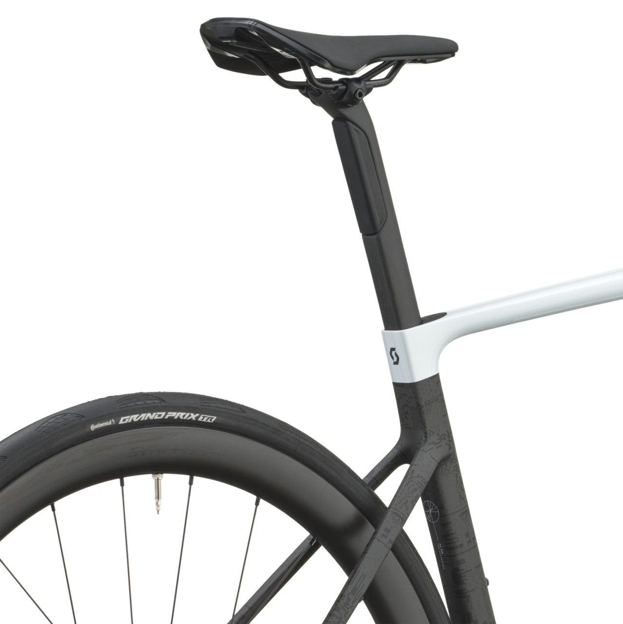 Scott Addict RC 25 Carbon Rennrad cumulus weiß/carbon schwarz 2027