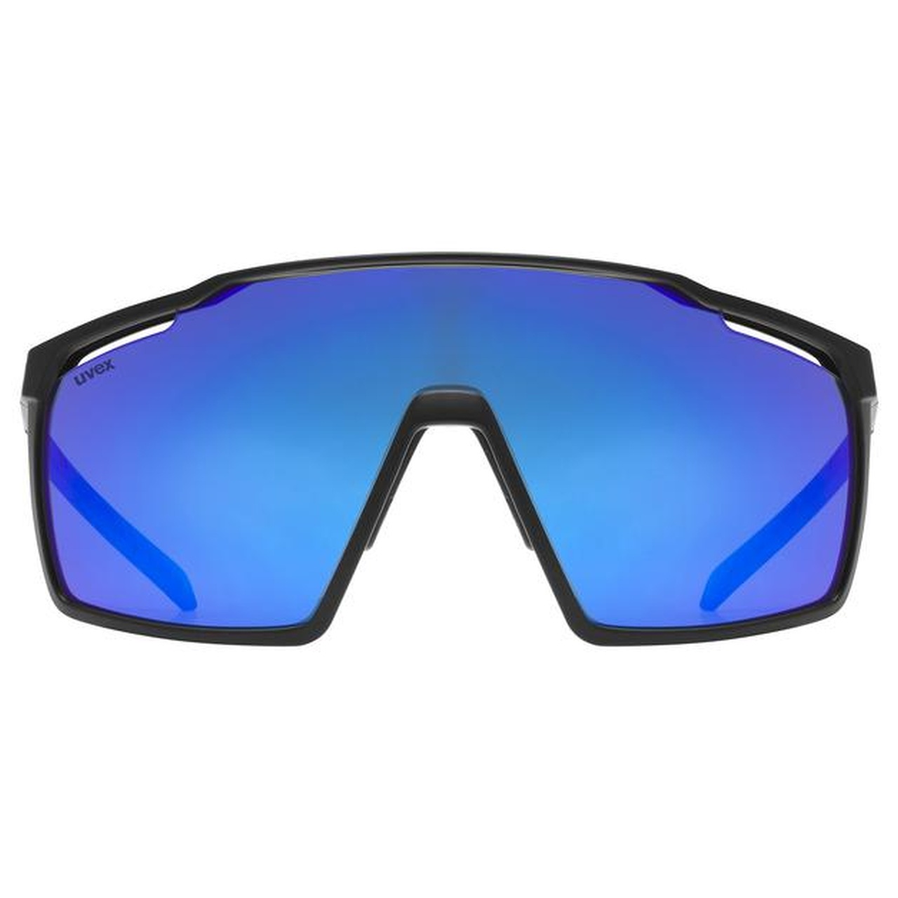 Uvex Mtn Perform Outdoor / Sport Brille matt schwarz/blau/mirror blau