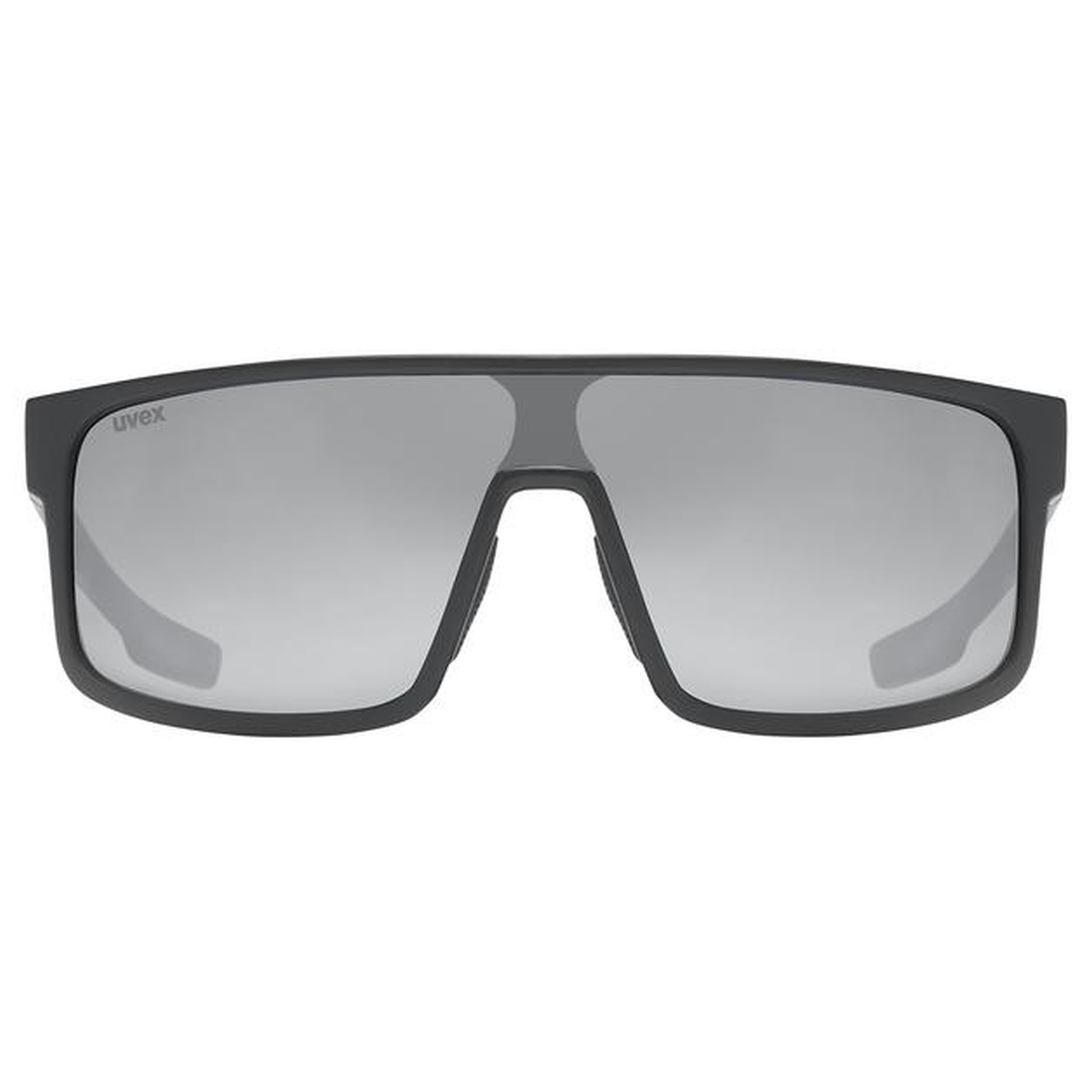 Uvex LGL 51 Sport / Freizeit Brille matt schwarz/mirror silberfarben