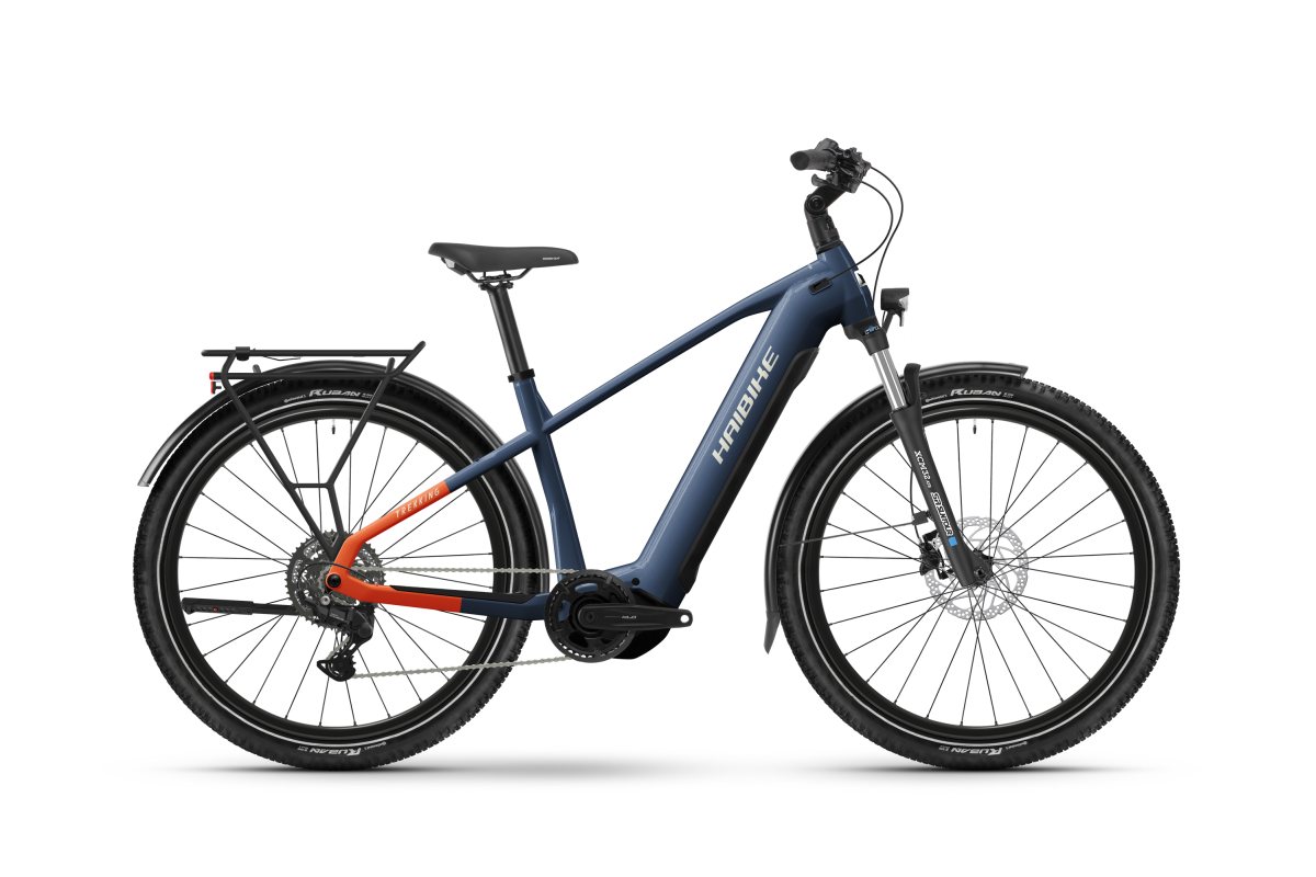 Haibike Trekking 4 High 27.5'' E-Bike Trekking Pedelec blau 2025