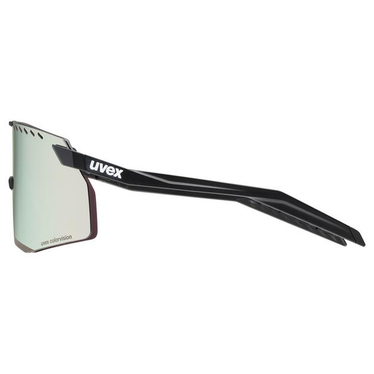 Uvex Pace Stage CV Fahrrad / Sport Brille schwarz/mirror silberfarben