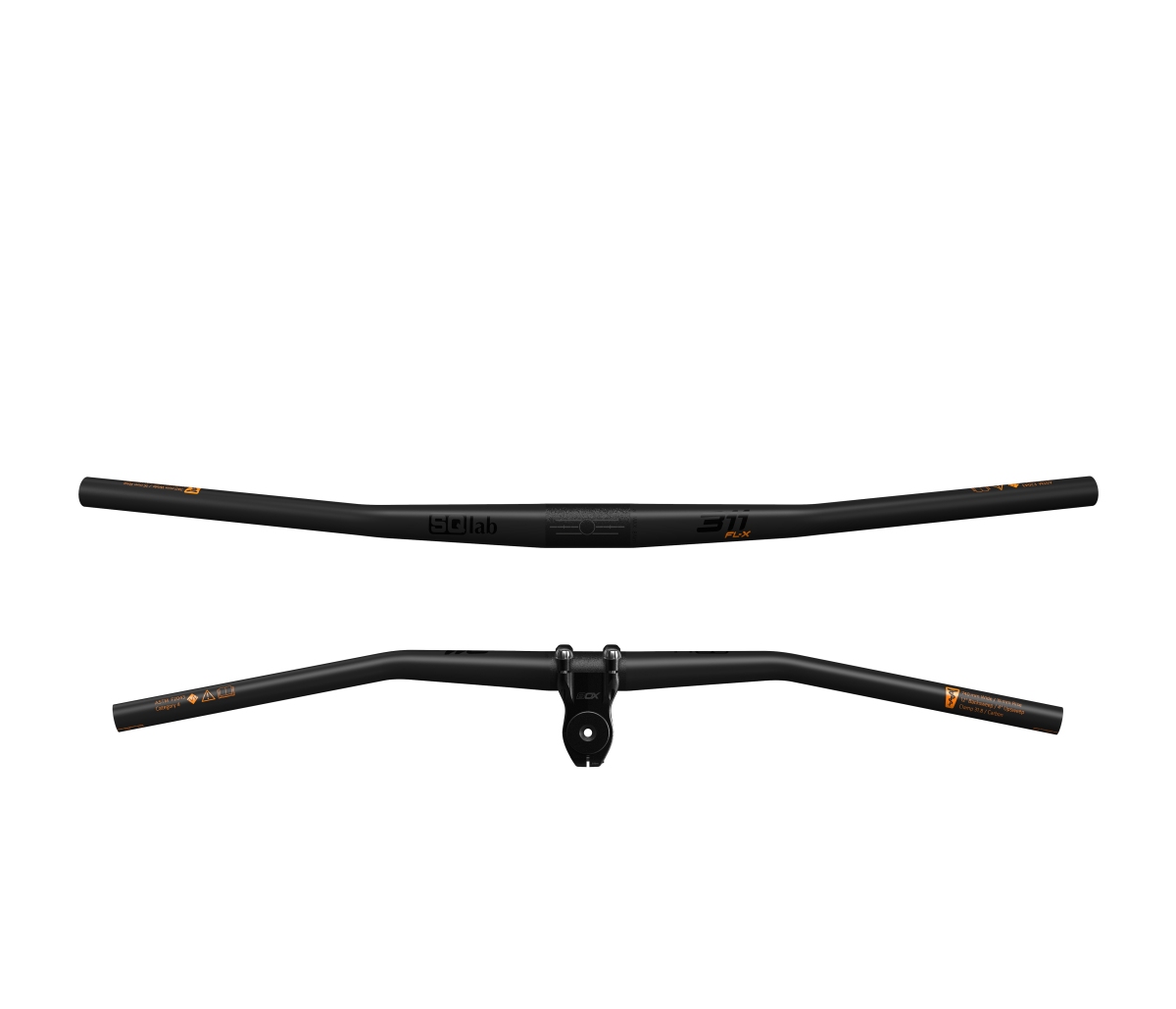 SQlab 311 FL-X 12 Carbon MTB Tech / Trail E-Bike Fahrrad Lenker 31.8mm / 740mm schwarz