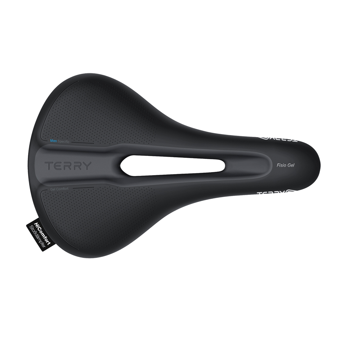 Terry Fisio Flex Gel Max Men Comfort Herren Trekking Fahrrad Sattel schwarz