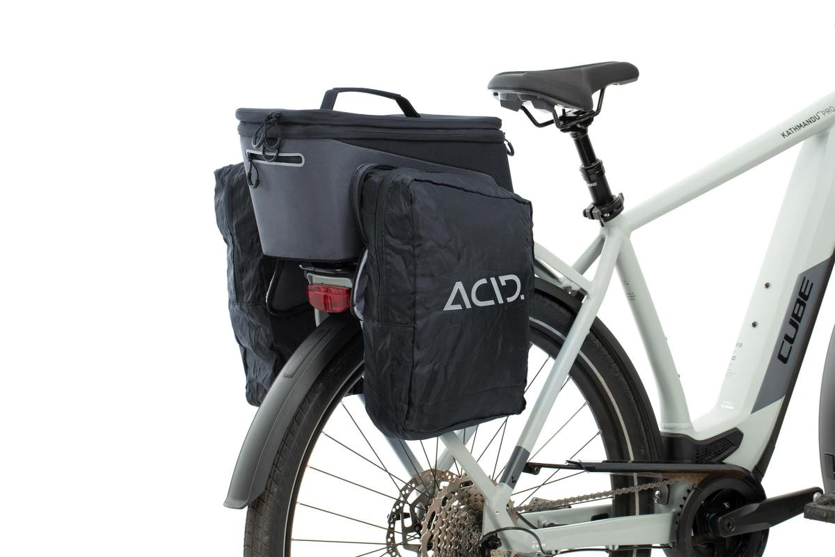 Acid Trunk 8+7 RILink Fahrrad Gepäckträgertasche schwarz