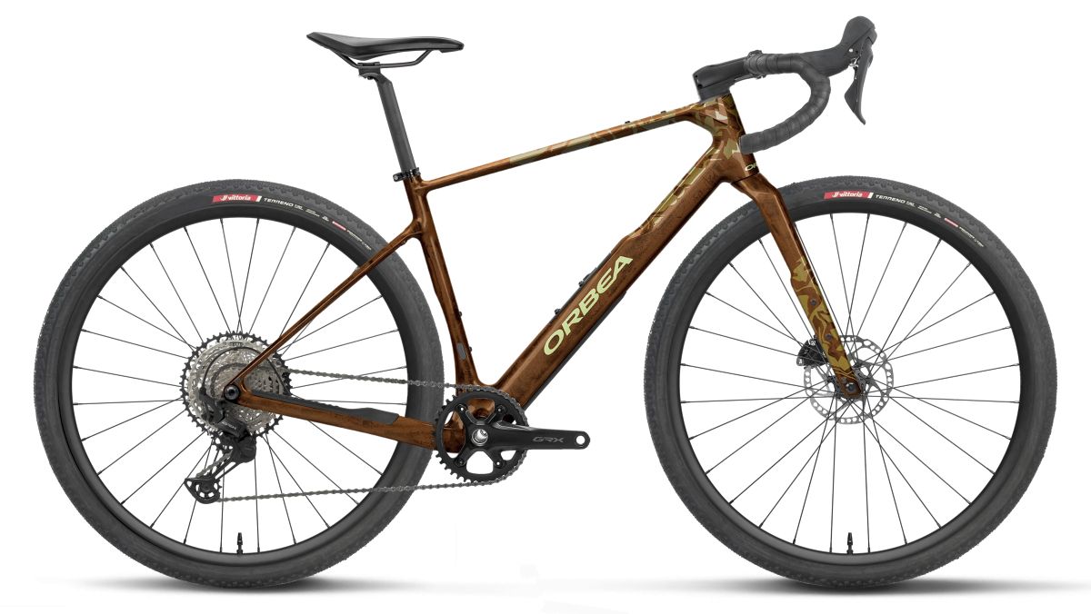 Orbea Terra M30TEAM 1X Carbon Gravel Fahrrad caramel carbon view 2027